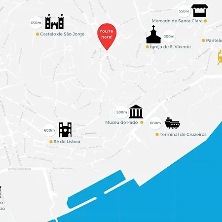 2br Alfama * Лиссабон